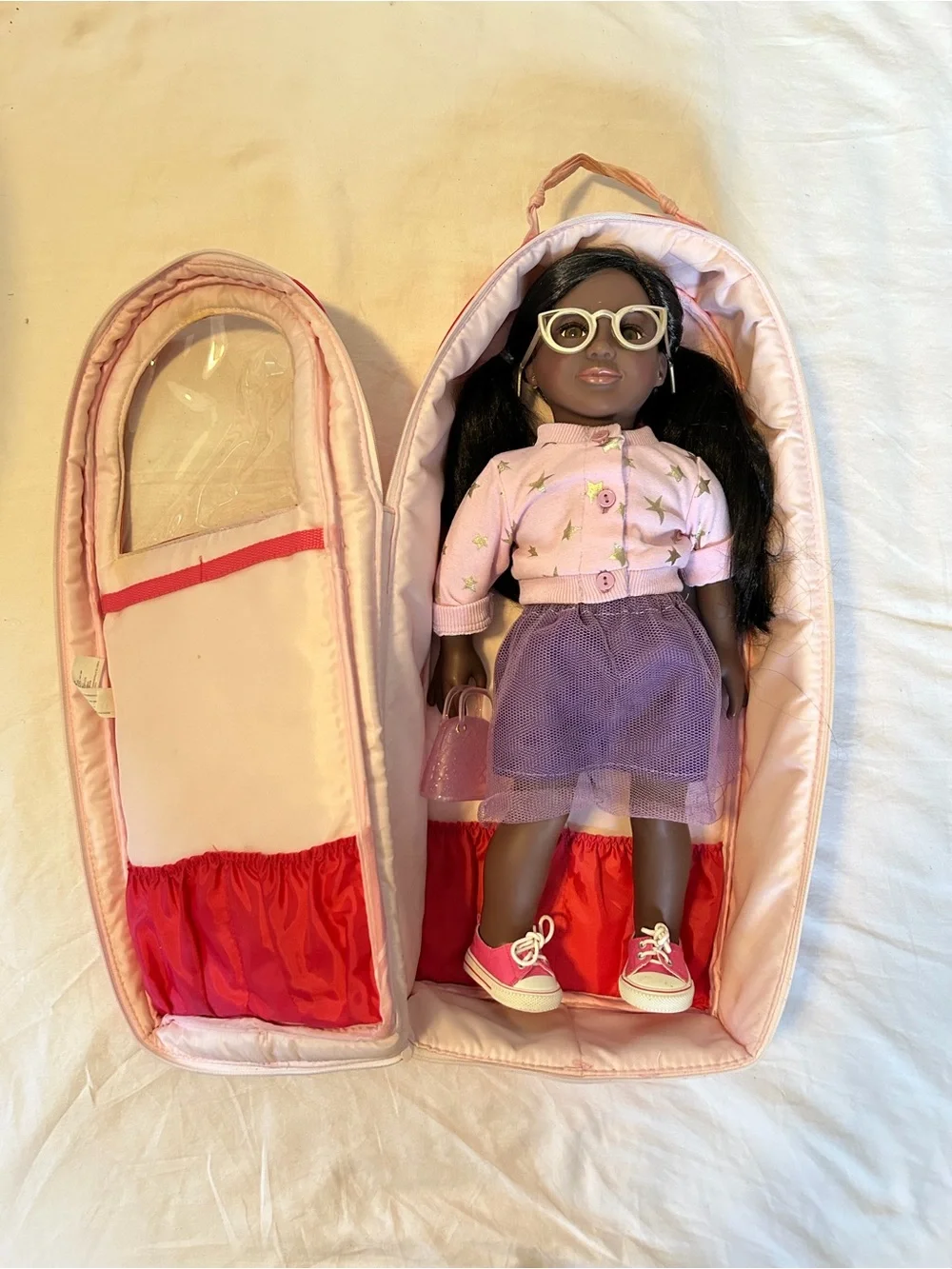 Our Generation (American Girl Doll size) doll and case